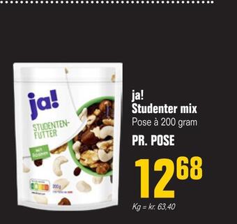 Otto Duborg Ja! studenter mix tilbud
