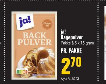 Otto Duborg Ja! bagepulver tilbud