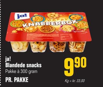 Otto Duborg Ja! blandede snacks tilbud