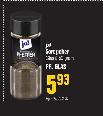 Otto Duborg Ja! sort peber tilbud