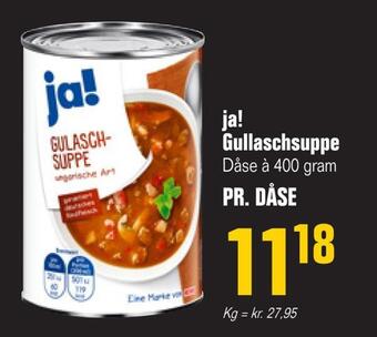 Poetzsch Padborg Ja! gullaschsuppe tilbud