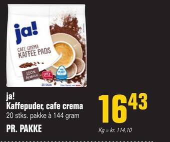 Poetzsch Padborg Ja! kaffepuder, cafe crema tilbud