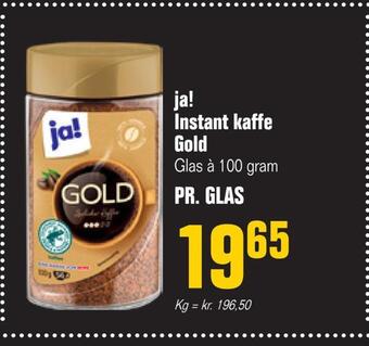 Poetzsch Padborg Ja! instant kaffe gold tilbud