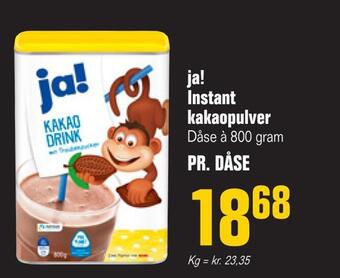 Poetzsch Padborg Ja! instant kakaopulver tilbud