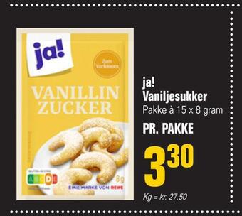 Poetzsch Padborg Ja! vaniljesukker tilbud