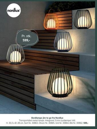 Bordlampe jim to go fra nordlux