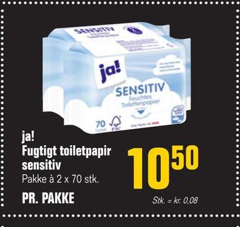 Poetzsch Padborg Ja! fugtigt toiletpapir sensitiv tilbud