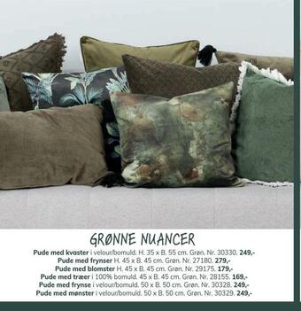 Daells Bolighus Pude med kvaster tilbud