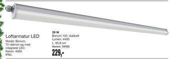 Loftarmatur led