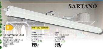 Harald Nyborg Loftarmatur led tilbud