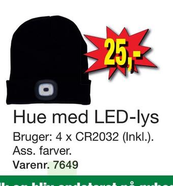 Harald Nyborg Hue med led-lys tilbud