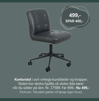 Daells Bolighus Kontorstol tilbud