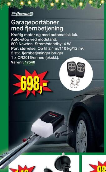 Harald Nyborg Garageportåbner med fjernbetjening tilbud