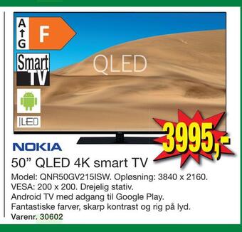 Harald Nyborg 50" qled 4k smart tv tilbud