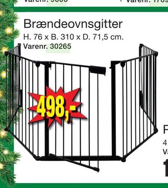 Harald Nyborg Brændeovnsgitter tilbud