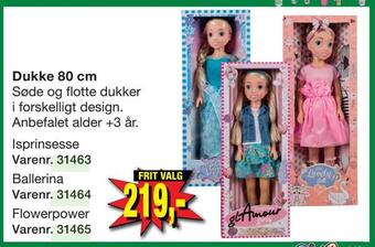Dukke 80 cm