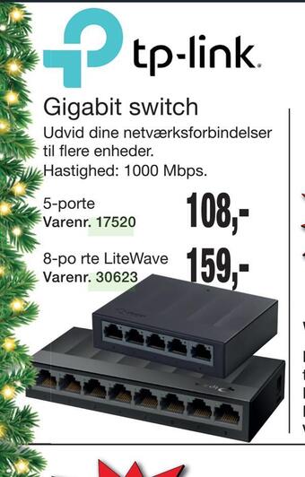 Harald Nyborg Gigabit switch tilbud