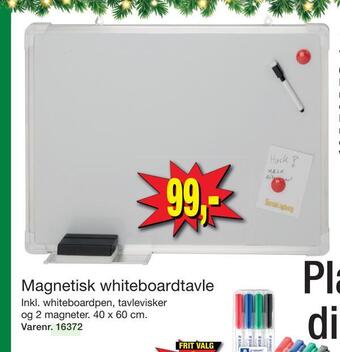 Harald Nyborg Magnetisk whiteboardtavle tilbud