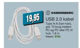 Harald Nyborg Usb 2,0 kabel tilbud