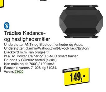 Harald Nyborg Trådløs kadance og hastighedsmåler tilbud