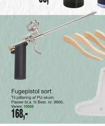 Harald Nyborg Fugepistol sort tilbud
