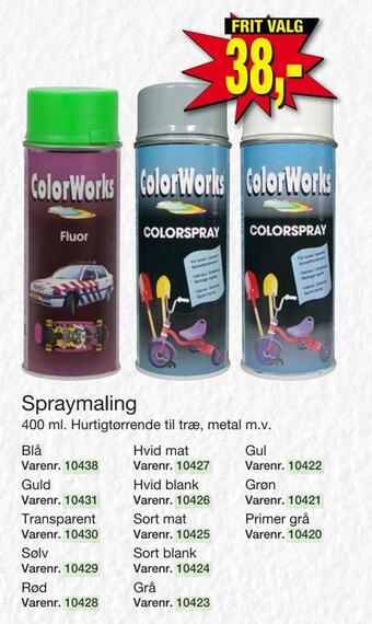 Harald Nyborg Spraymaling tilbud
