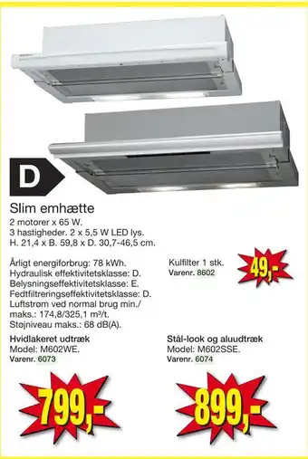 Harald Nyborg Slim emhætte tilbud