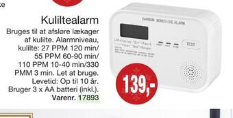 Kuliltealarm