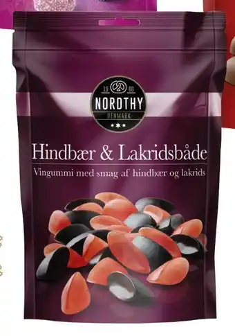 Hindbær- og lakridsbåde