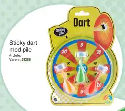 Sticky dart med pile