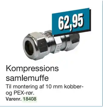 Harald Nyborg Kompressions samlemuffe tilbud