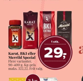 Dagli'Brugsen Original kaffe formalet tilbud