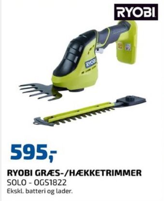 Davidsen Ryobi hækkeklipper tilbud