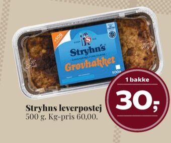 Grovhakket leverpostej