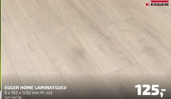 Davidsen Egger laminatgulv tilbud