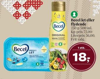 Dagli'Brugsen Becel margarine-fast omega 3 let tilbud