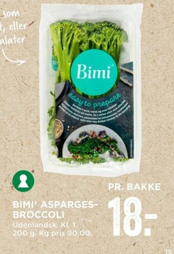 MENY Bimi Asparges Broccoli tilbud