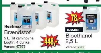 Brændstof el. bioethanol