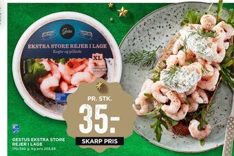 MENY Gestus Ekstra Store Rejer I Lage tilbud
