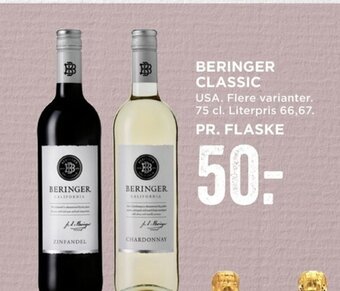 Beringer Classic 75 cl.