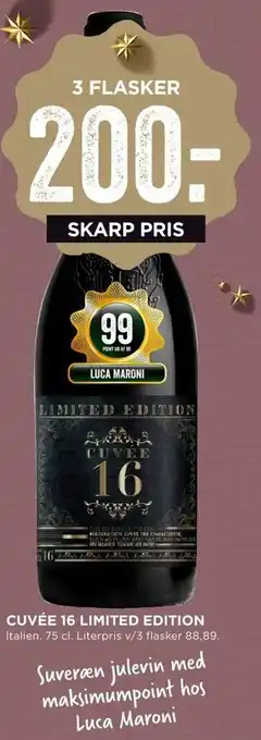 MENY Cuvée 16 Limited Edition 75 cl. tilbud