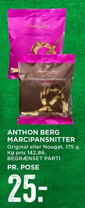 MENY Anthon Berg Marcipansnitter tilbud
