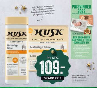 MENY Husk Frøskaller eller Kapsler tilbud