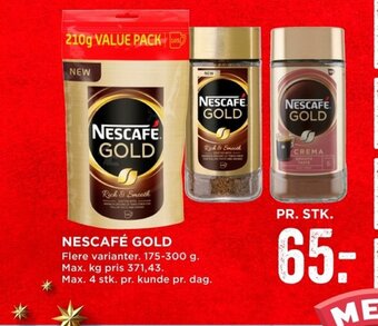 MENY Nescafé Gold tilbud