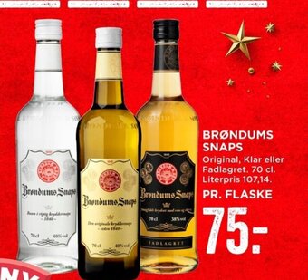 MENY Brøndums Snaps tilbud