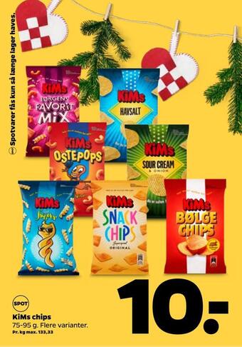 Netto Kims chips tilbud
