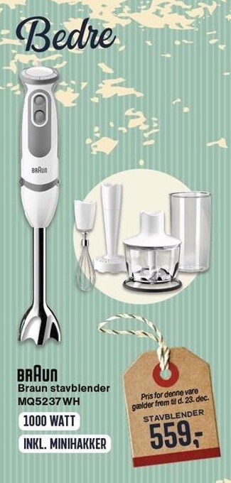 Skousen Braun stavblender tilbud