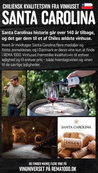 REMA 1000 Santa carolinas historie tilbud