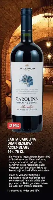 REMA 1000 Santa carolina gran reserva assemblage tilbud