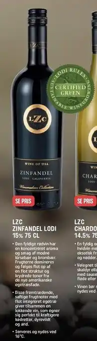 Lzc zinfandel lodi